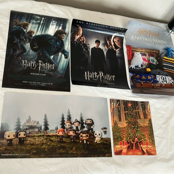 Harry Potter 5 movie posters Phoenix, Deathly Hallow Magic 11.5x17 etc - Picture 10 of 16